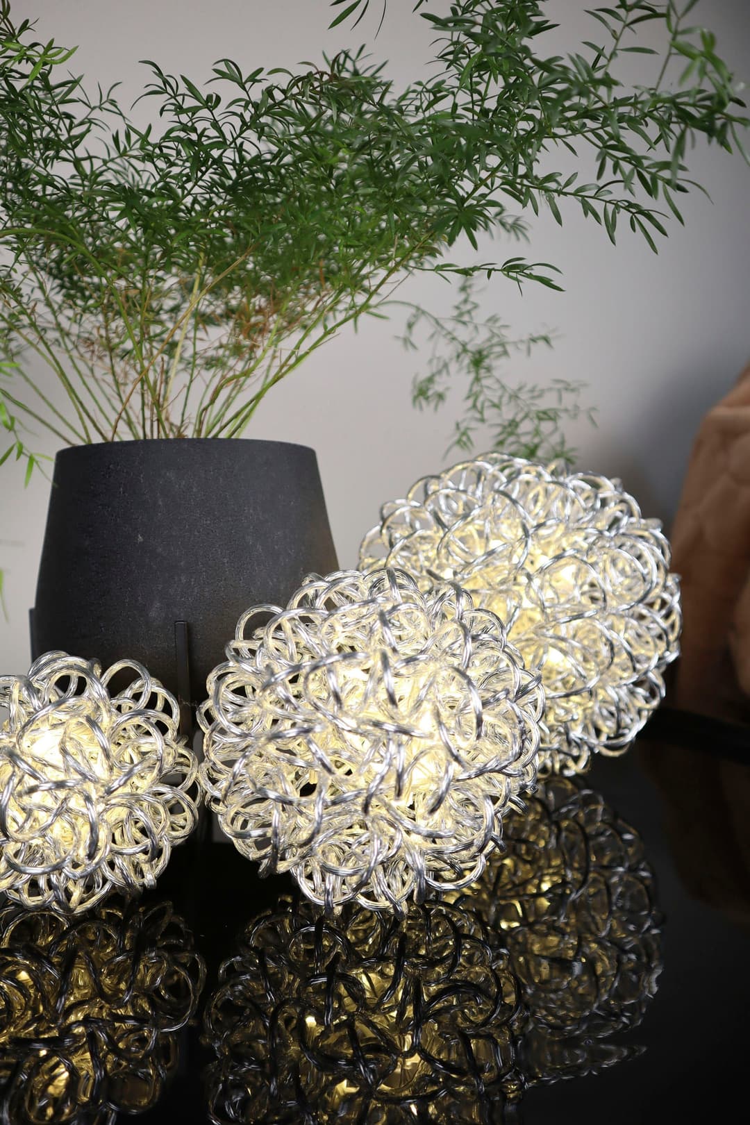 AM Design LED Dekolicht Kugelleuchte | Silber