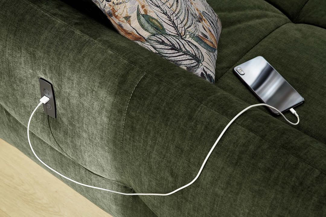 Jockenhöfer Gruppe Ecksofa Zoom L-Form | Grün