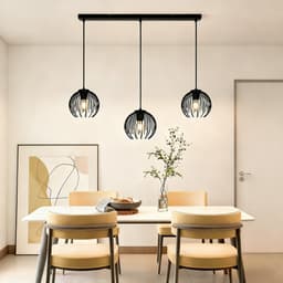 OTTO home Pendelleuchte Tonnia | Schwarz