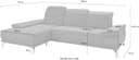 Home affaire Ecksofa Caluna | Beige 5