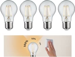 Paulmann LED-Leuchtmittel 4er Pack | Transparent