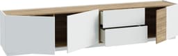 FORTE Lowboard LewisvilleTV-Board, TV-Schrank | Holztöne