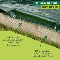 Windhager Sandkasten-Abdeckplane LARGE | Grün