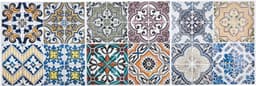 Home affaire Fliesenaufkleber Ornamente | Mehrfarbig