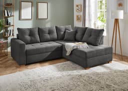 Jockenhöfer Gruppe Ecksofa Heidelberg L-Form | Grau