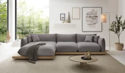 OTTO home Ecksofa Kalix L-Form | Grau