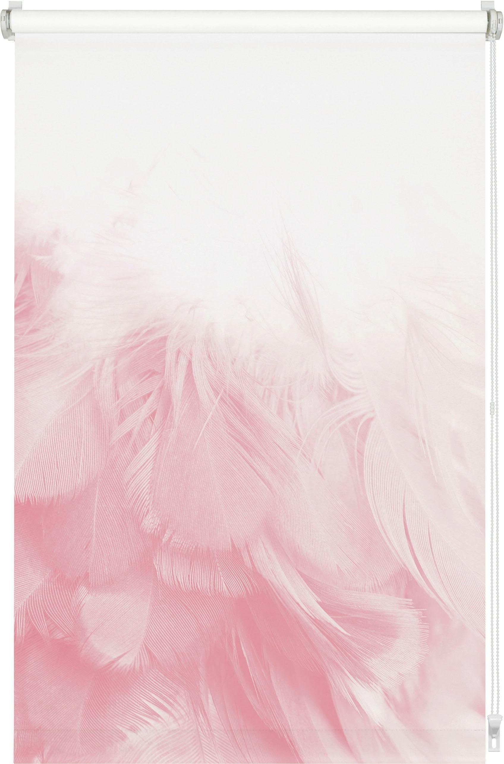 Seitenzugrollo Easyfix Rollo Digiprint | Rosa