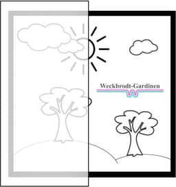 Weckbrodt Gardine Weimar | Weiß