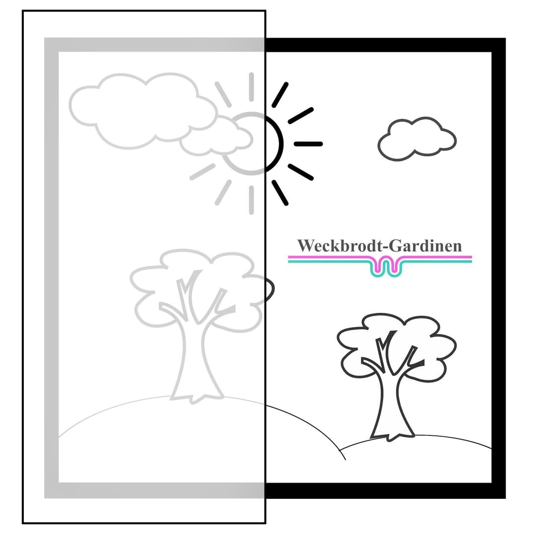 Weckbrodt Mara Scheibengardine | Weiß