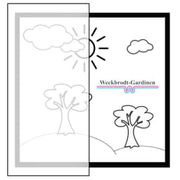 Weckbrodt Mara Scheibengardine | Weiß