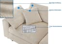 OTTO home Bennid 4-Sitzer Modulsofa | Beige 3