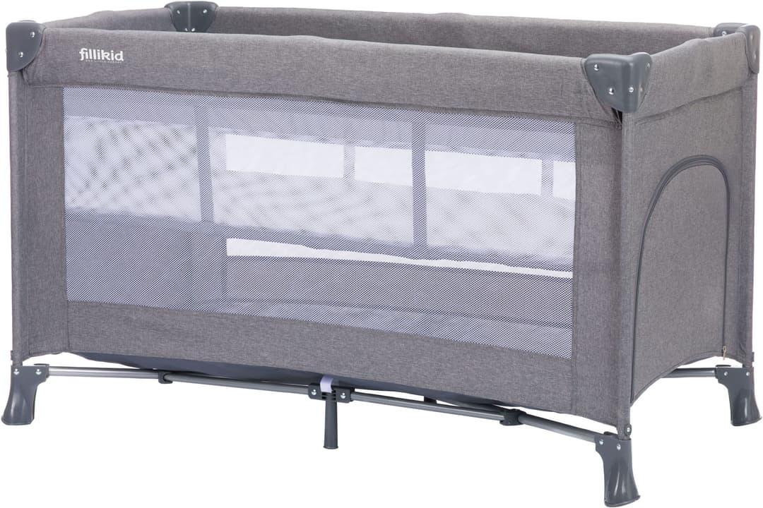fillikid Baby-Reisebett Milano | Grau