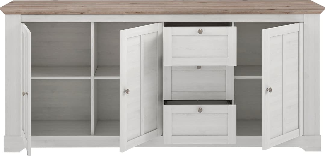 FORTE Sideboard Iloppa | Weiß