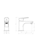 Schütte Waschtischarmatur Futura | Silber 4