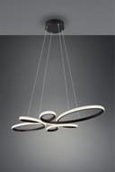 TRIO Leuchten LED Pendelleuchte FLY | Schwarz 5
