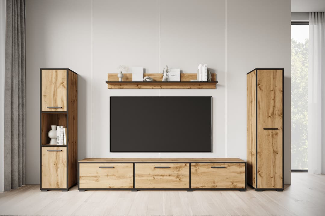 Home affaire Wohnwand BOGOTA XL | Holztöne