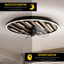OTTO home LED Deckenleuchte Deckenventilator Vollo | Holztöne 5