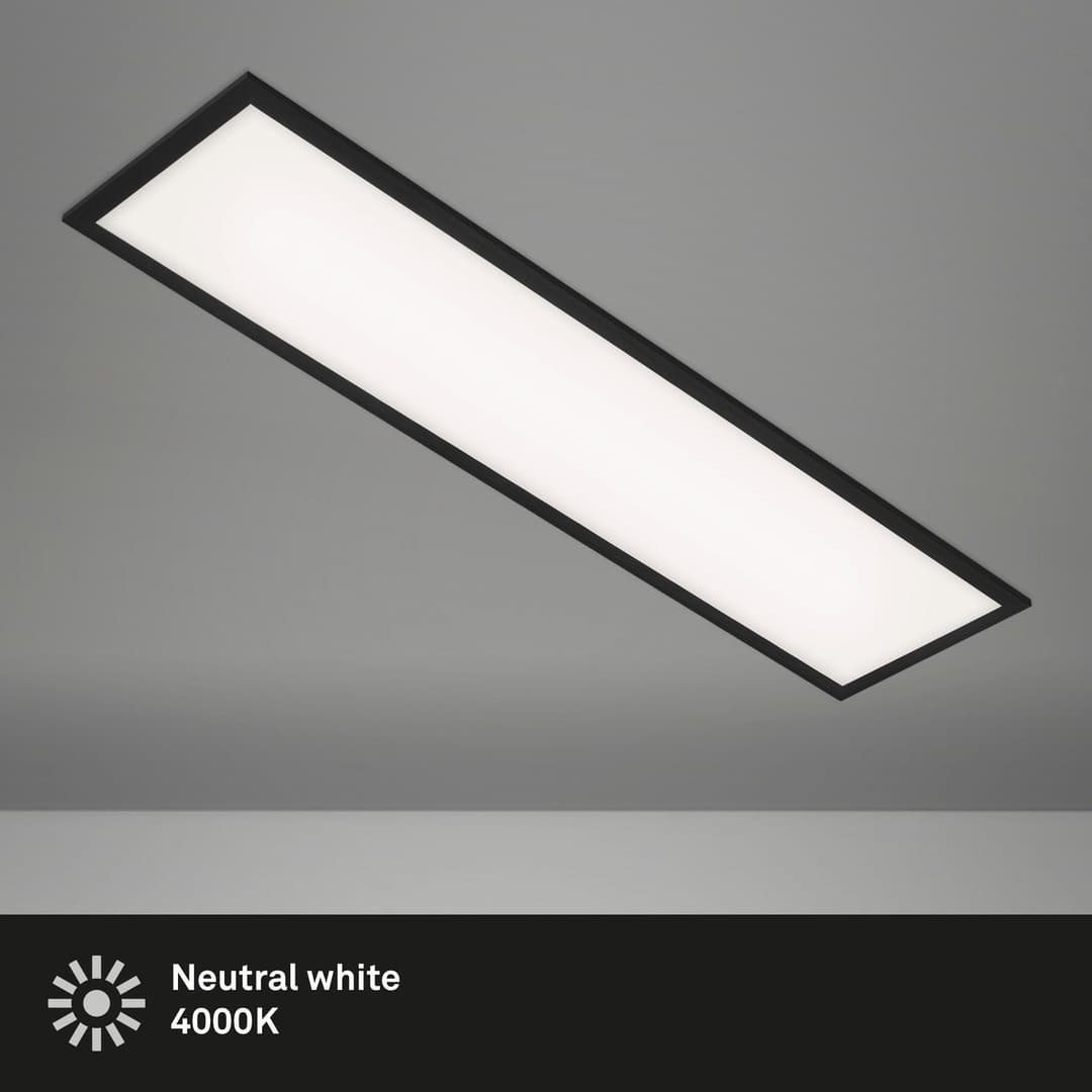 Briloner Leuchten LED Panel 7067015 Simple | Schwarz