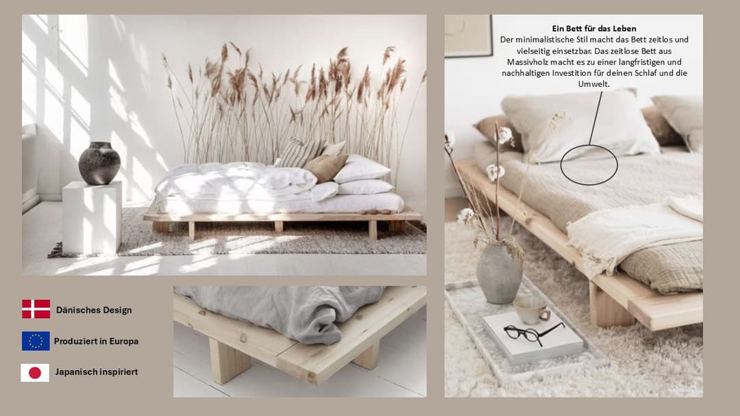 Karup Design JAPAN BED Futonbett | Holztöne