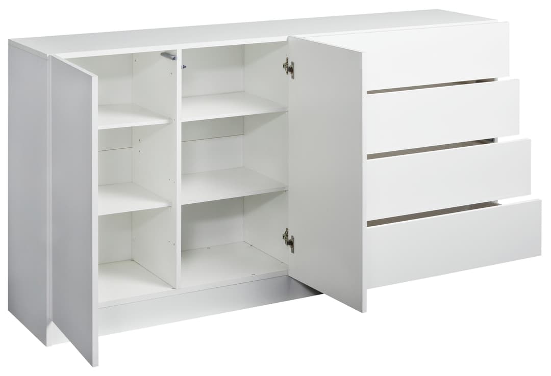 borchardt Möbel Sideboard Vaasa | Weiß