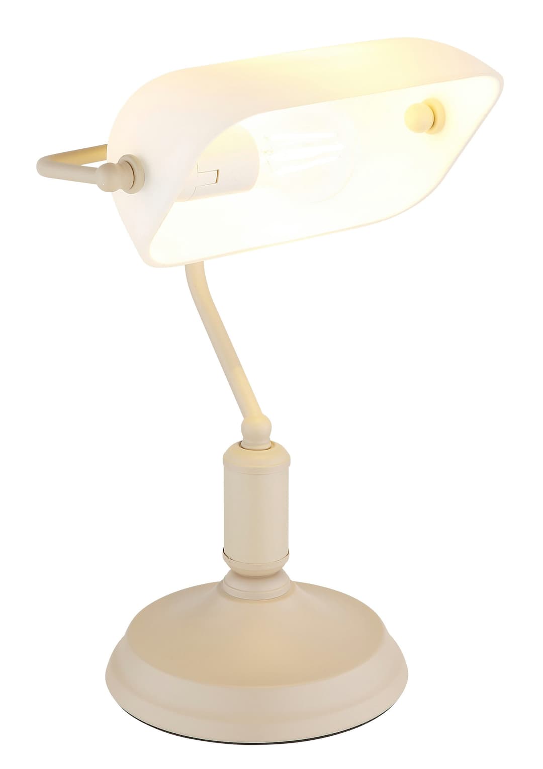 OTTO home Tischleuchte Lirria Bankerslamp | Beige