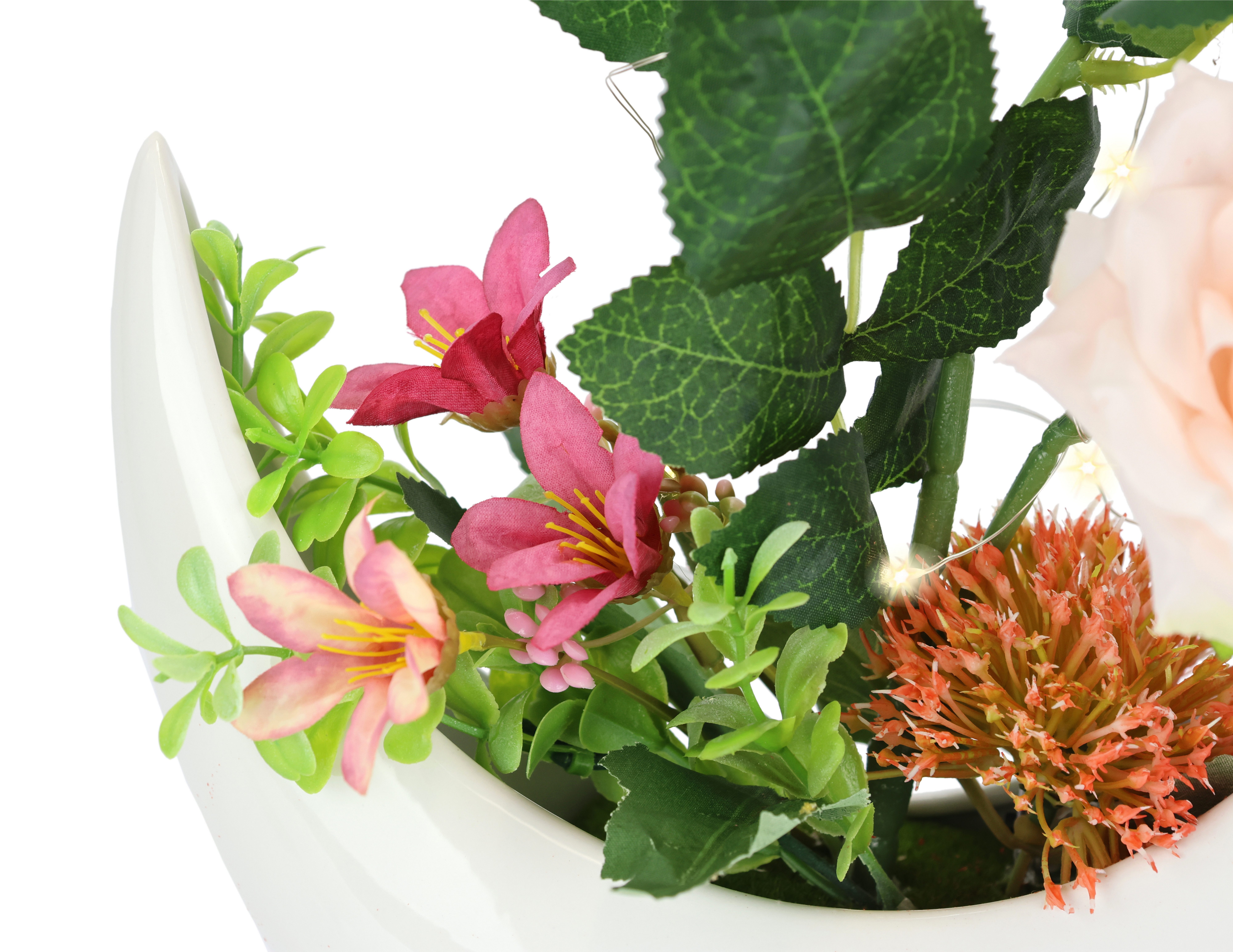Kunstblume Arrangement 'Rosen' | Rosa 2