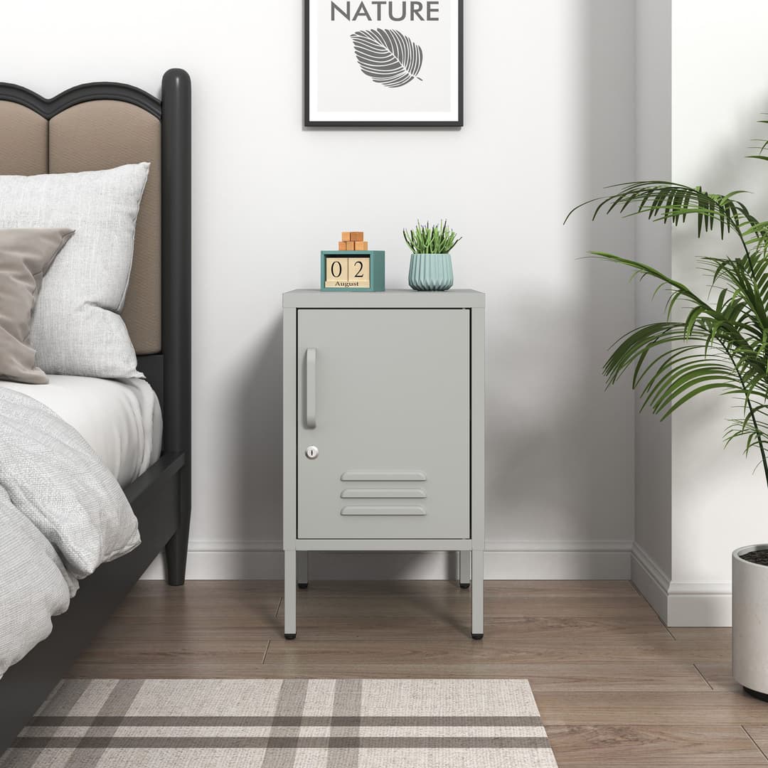 OTTO home Nachttisch Siena | Grau