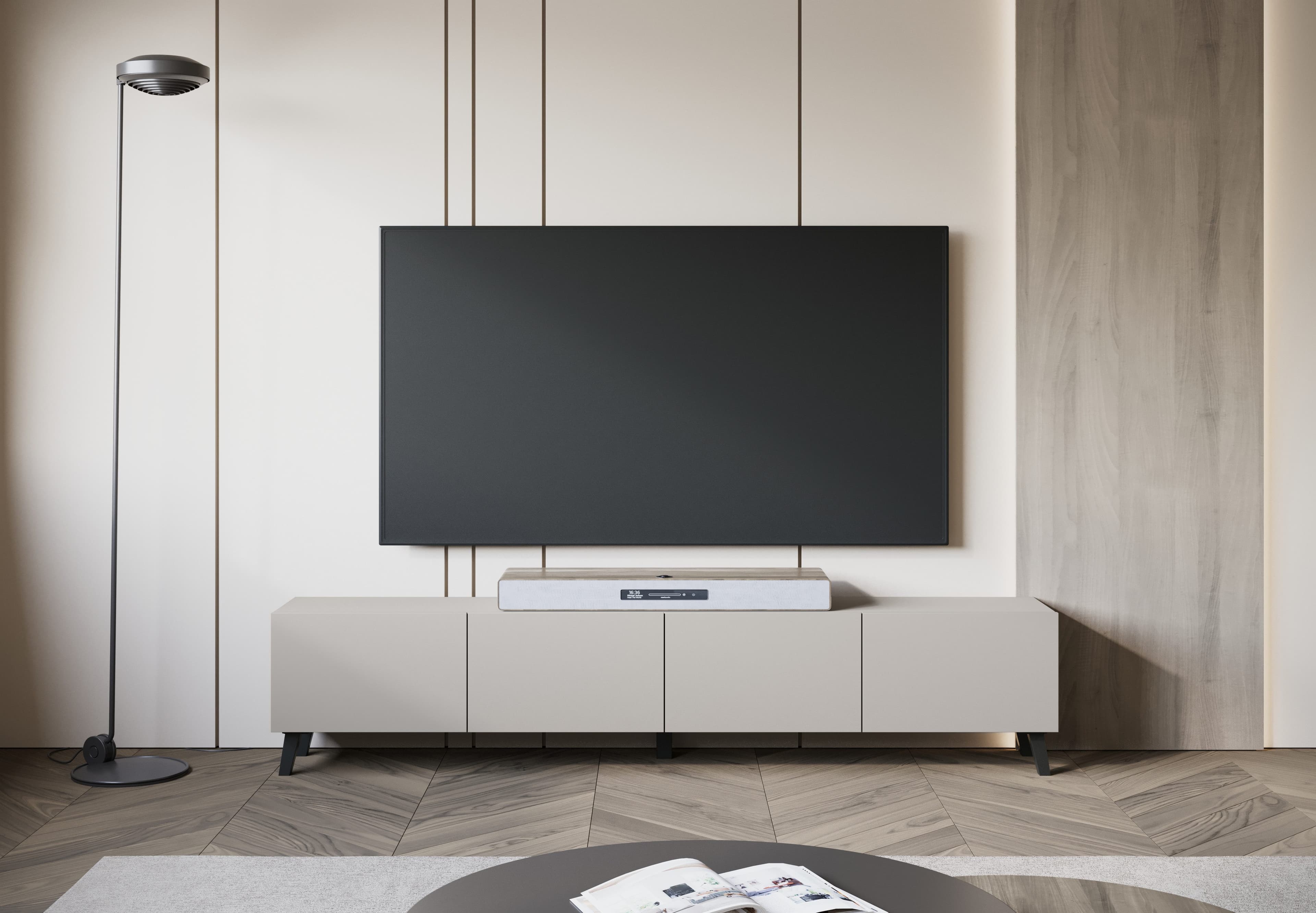 Home affaire Lowboard LOWBOARD PHUKET II | Beige