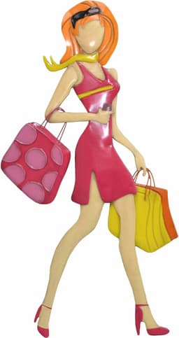 HOFMANN LIVING AND MORE Wanddekoobjekt Shopping 2 | Mehrfarbig