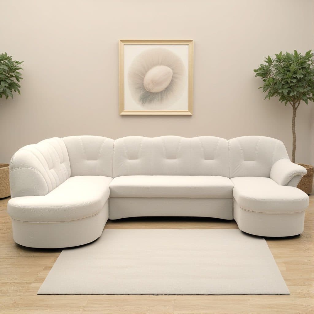 DOMO collection Wohnlandschaft Flores | Beige