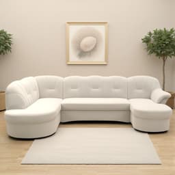 DOMO collection Wohnlandschaft Flores | Beige