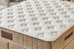 Bonnellfederkernmatratze Majestät Luxus | Beige