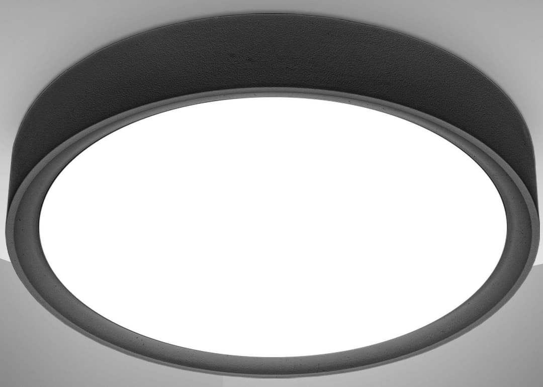 B.K.Licht LED Deckenleuchte BK_DL1434 | Schwarz