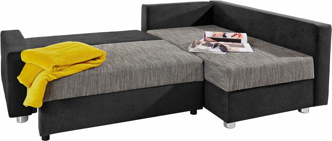 COLLECTION AB Ecksofa Parma L-Form | Grau