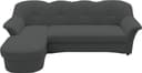 DOMO collection Ecksofa Flores | Grau 4