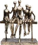 Kare Design Dekofigur Sitting Break | Gold