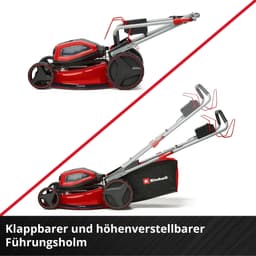 Einhell Akku-Rasenmäher Professional GP-CM 36/52 S Li BL | Rot