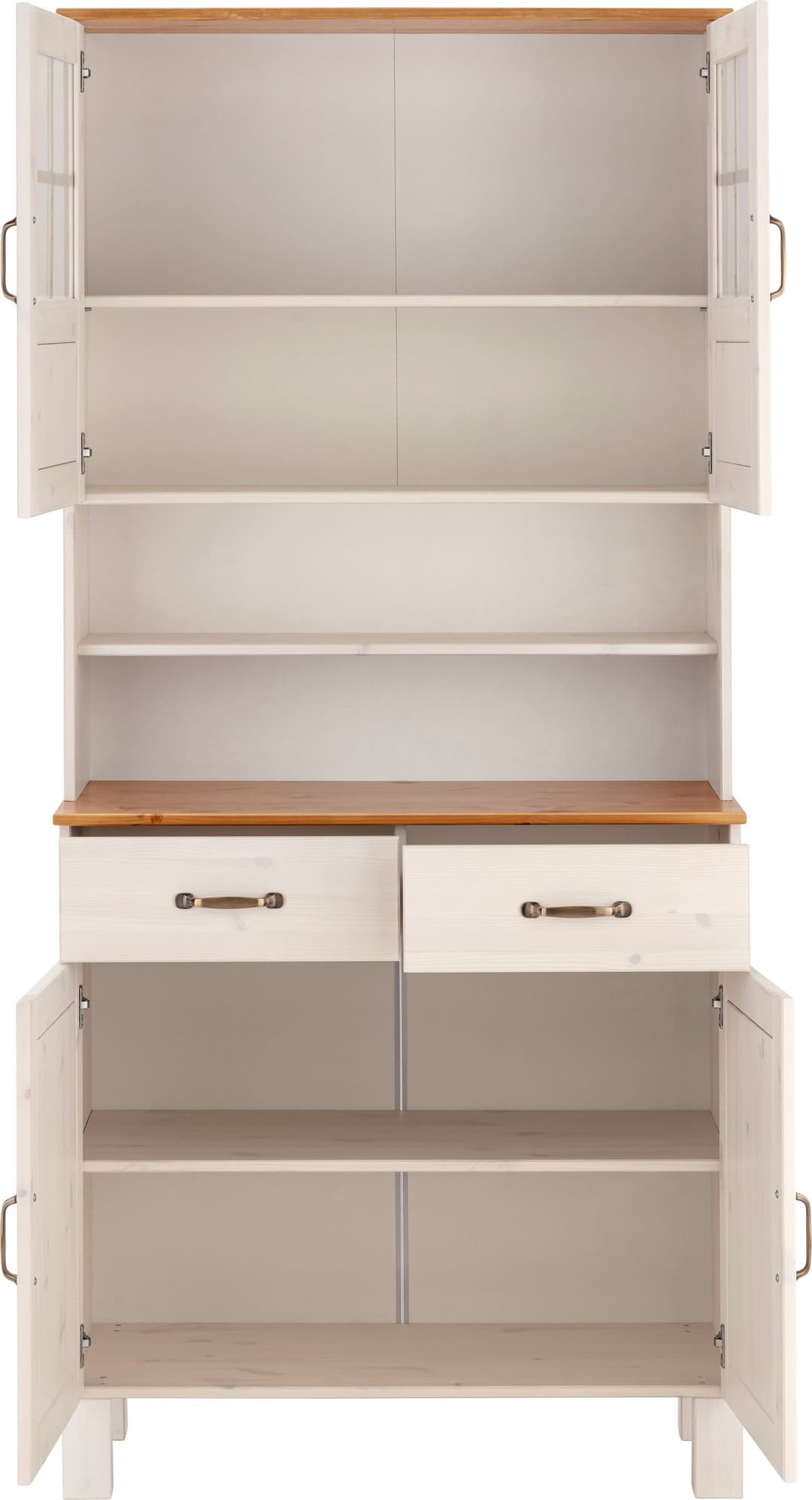 Home affaire Küchenbuffet Alby | Weiß