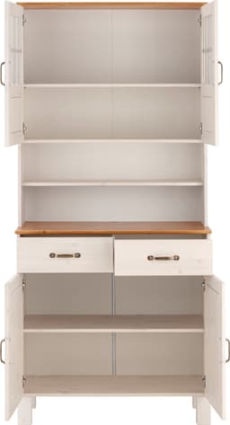 Home affaire Küchenbuffet Alby | Weiß