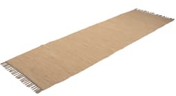 carpetfine Teppich Kelim Chindi uni | Beige