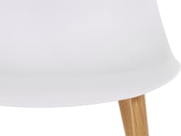 OTTO home Miller Schalenstuhl | Weiß