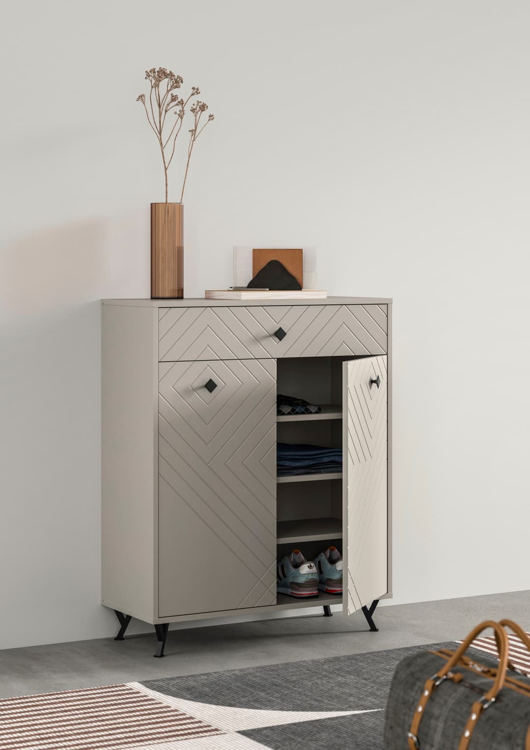 Home affaire Schuhkommode Mento | Beige