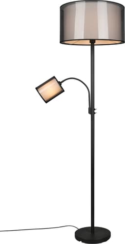 TRIO Leuchten Stehlampe BURTON | Schwarz