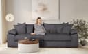 Home affaire Big-Sofa Soft&Cosy XL | Grau