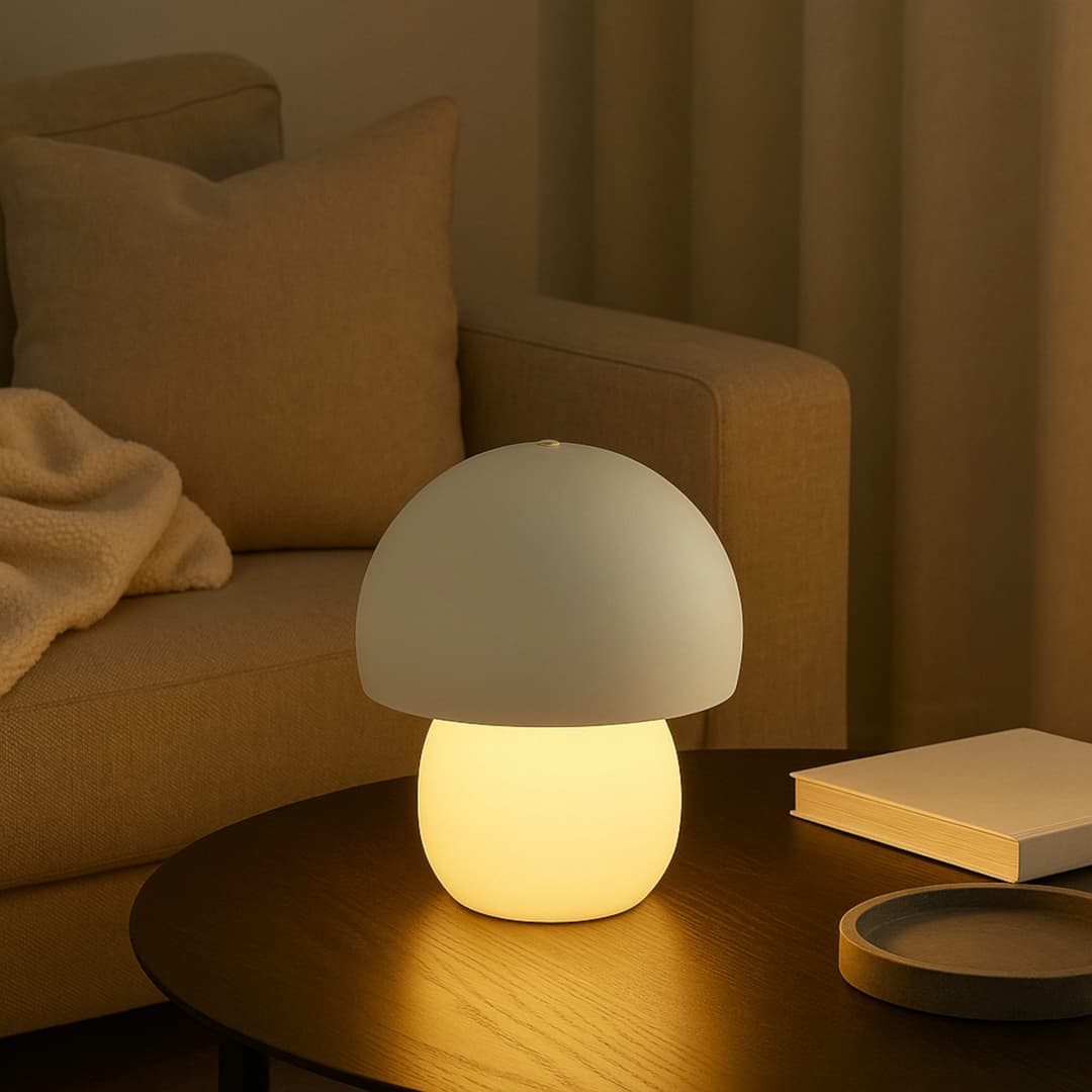 Brilliant LED Tischleuchte Dupis | Weiß