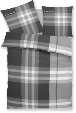 TOM TAILOR HOME Bettwäsche Nick | Grau