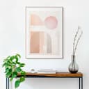 Reinders! Poster Abstrakt, im Holzrahmen | Beige 2