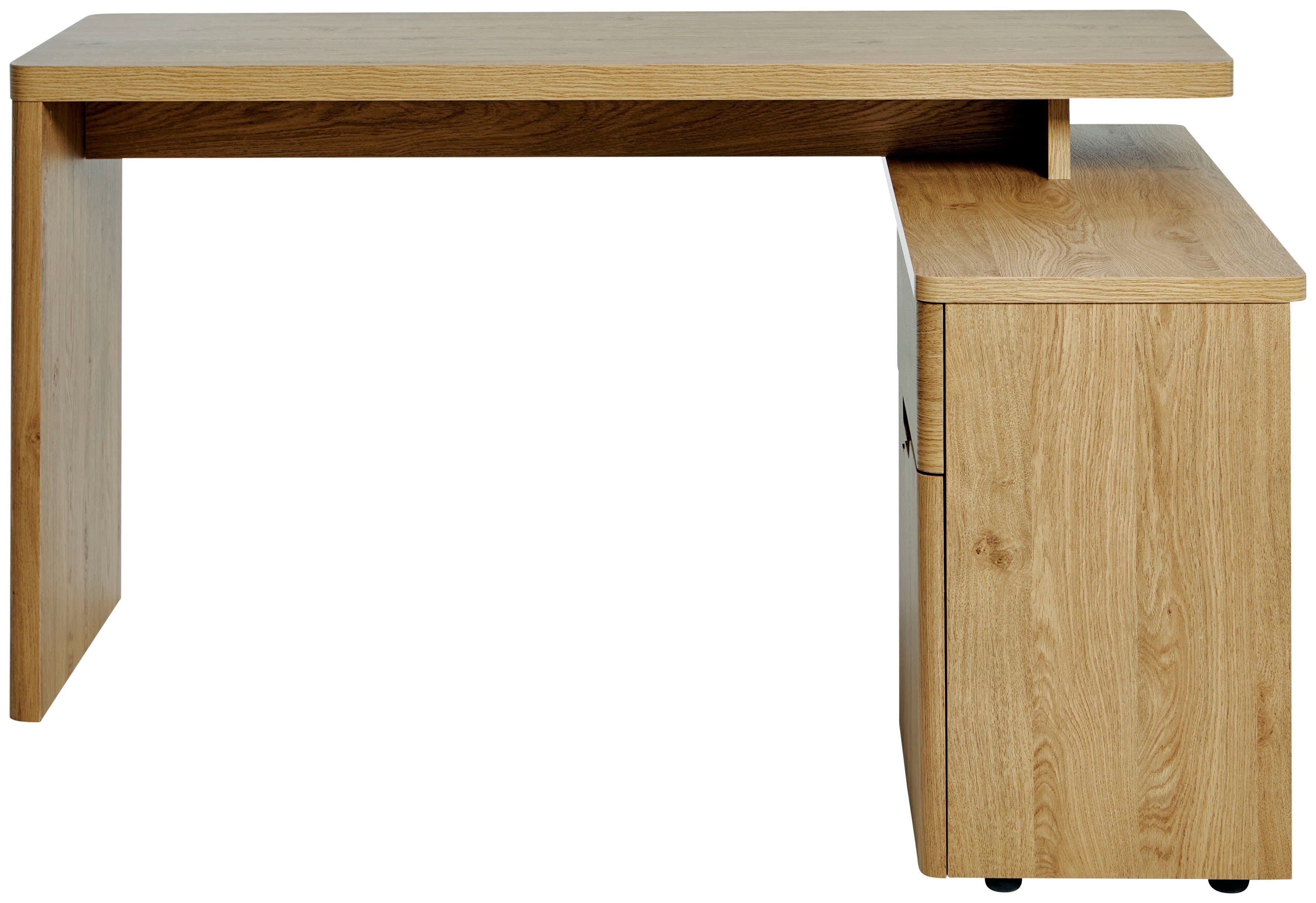 Jahnke Eckschreibtisch CU-LIBRE 150 E | Holztöne