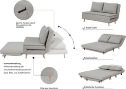Home affaire Schlafsofa AINSLEY | Grün