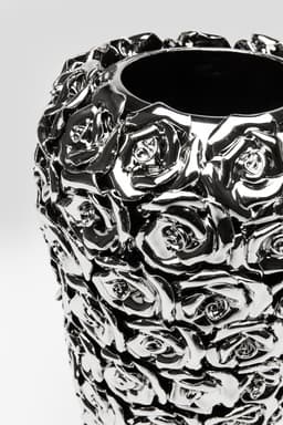 Kare Design Tischvase Vase Rose Multi Chrom Big | Silber